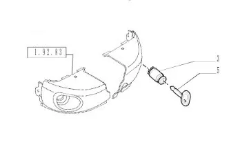 87556869 - Замок зажигания